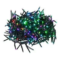 Kurt Adler 480 Light 15.7 Foot Rgb Led Cluster String Lights