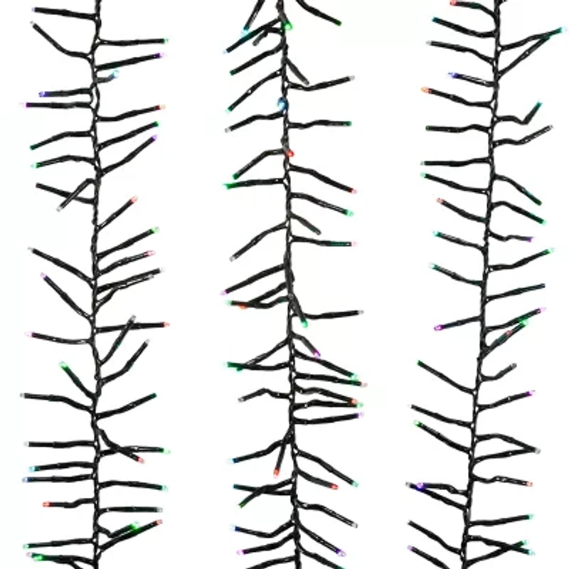 Kurt Adler 480 Light 15.7 Foot Rgb Led Cluster String Lights