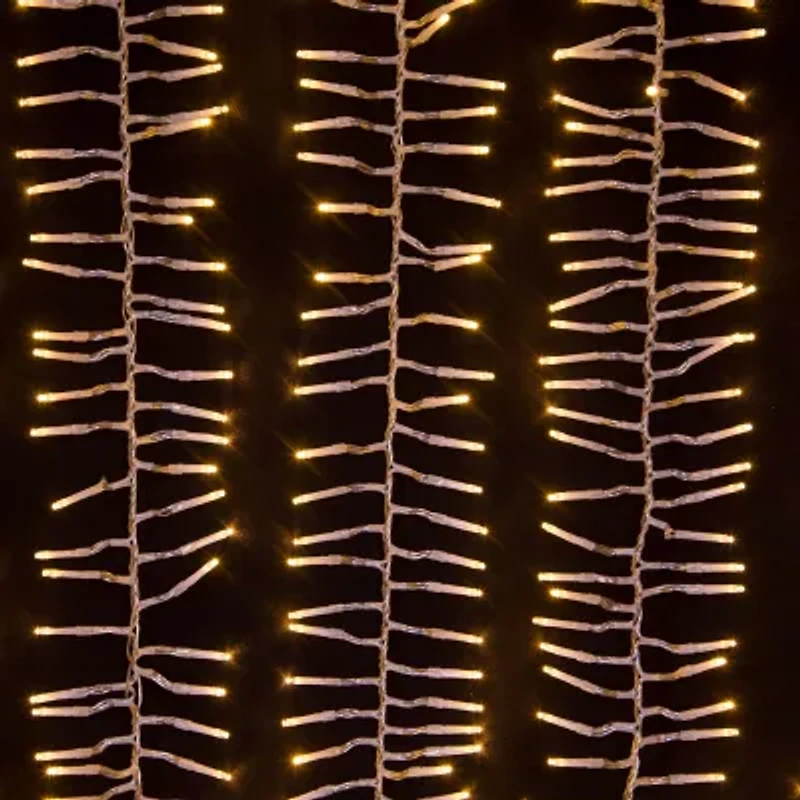 Kurt Adler 480 Light 15.7-Foot Warm White Led Cluster String Lights