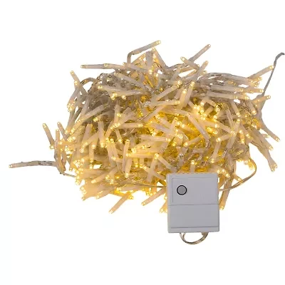 Kurt Adler 480 Light 15.7-Foot Warm White Led Cluster String Lights