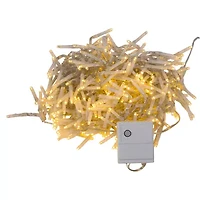 Kurt Adler 480 Light 15.7-Foot Warm White Led Cluster String Lights