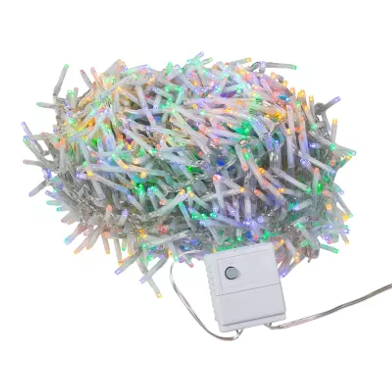 Kurt Adler 1000 Light 32.8-Foot Multi Led Cluster String Lights
