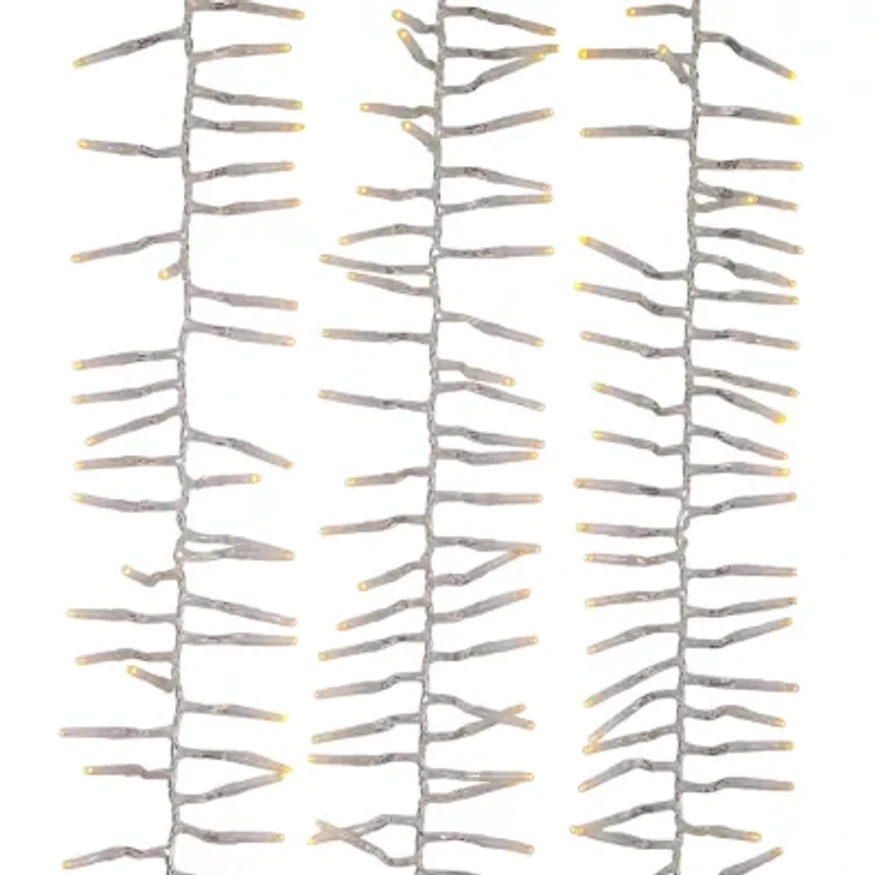 Kurt Adler 1000 Light 32.8-Foot White Led Cluster String Lights
