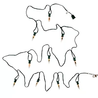 Kurt Adler Ul 10-Light Flicker Flame Longer String Lights