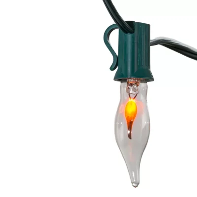 Kurt Adler Ul 10-Light Flicker Flame Longer String Lights
