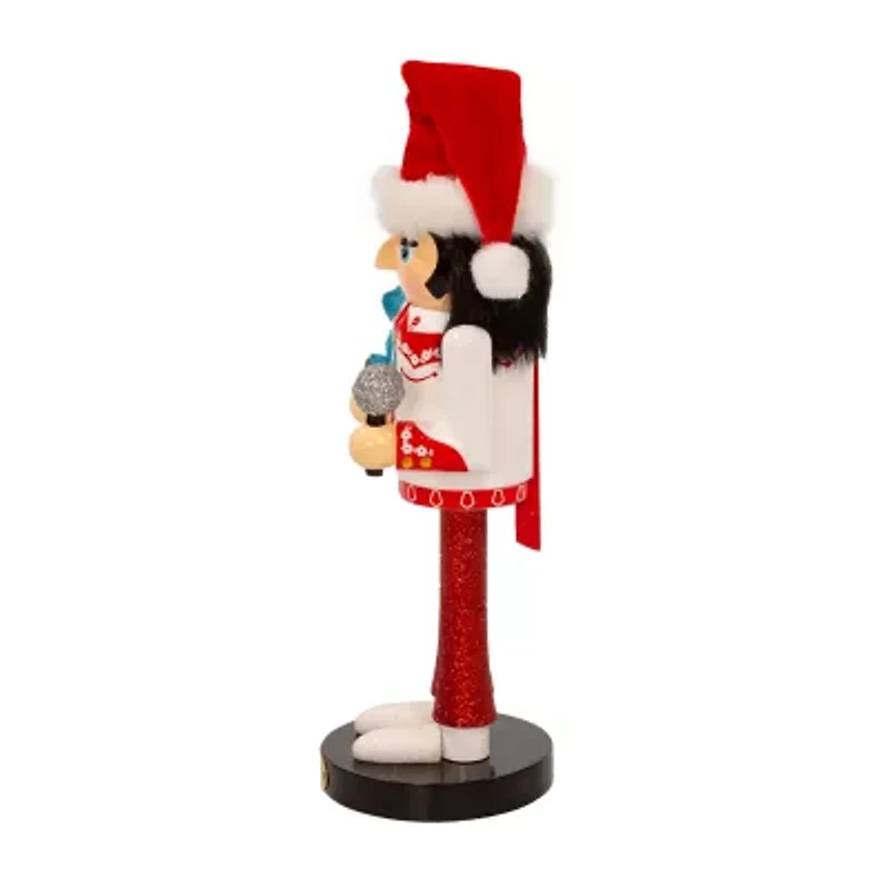 Kurt Adler 10-Inch Elvis Presley® With Teddy Bear Nutcracker