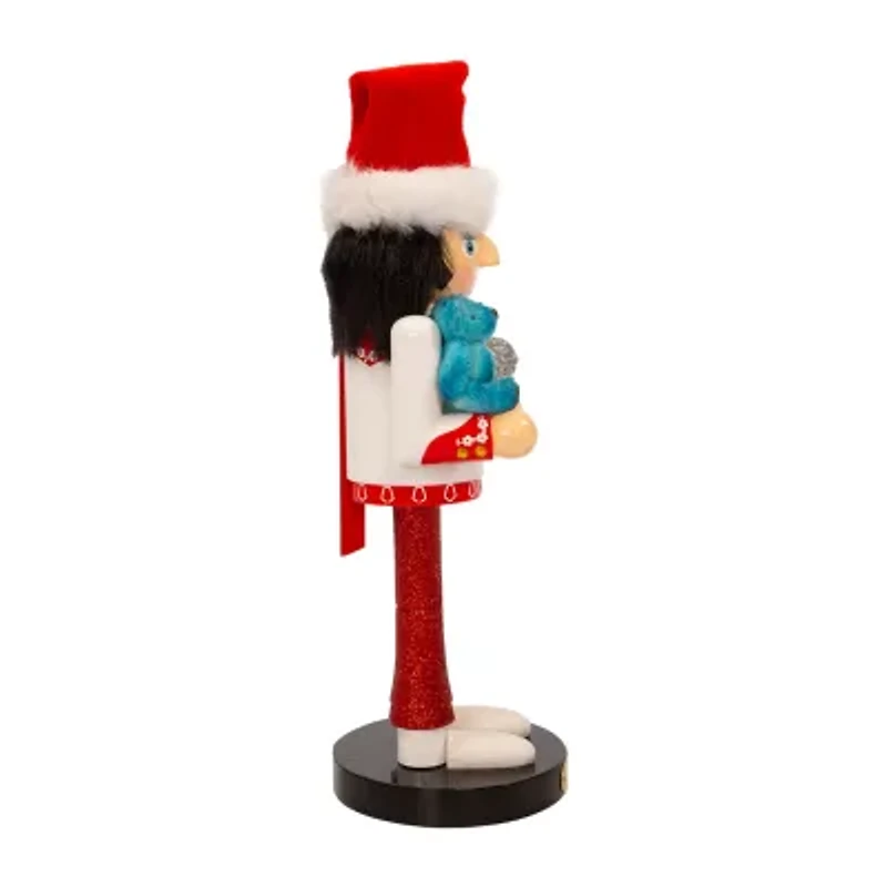 Kurt Adler 10-Inch Elvis Presley® With Teddy Bear Nutcracker