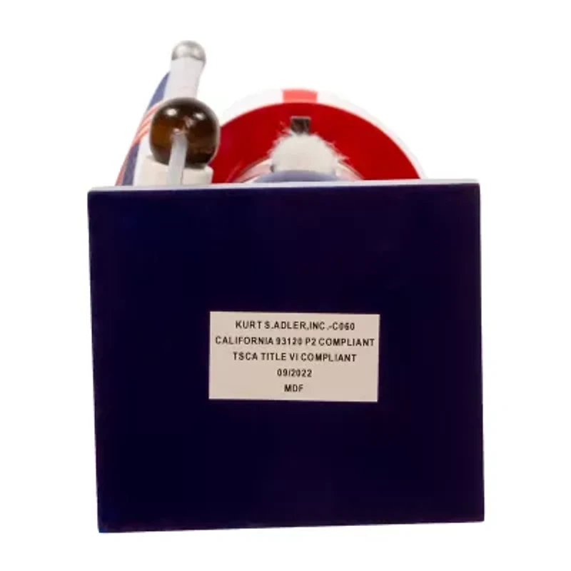 Kurt Adler 15" Patriotic African American Christmas Nutcracker