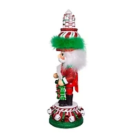 Kurt Adler 15-In Hollywood Peppermint Christmas Nutcracker