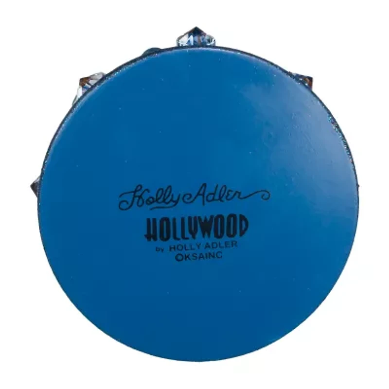 Kurt Adler 18in Hollywood Blue With Tree Christmas Nutcracker