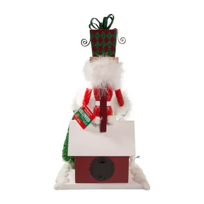 Kurt Adler 18in Deck The Halls Musical Christmas Nutcracker