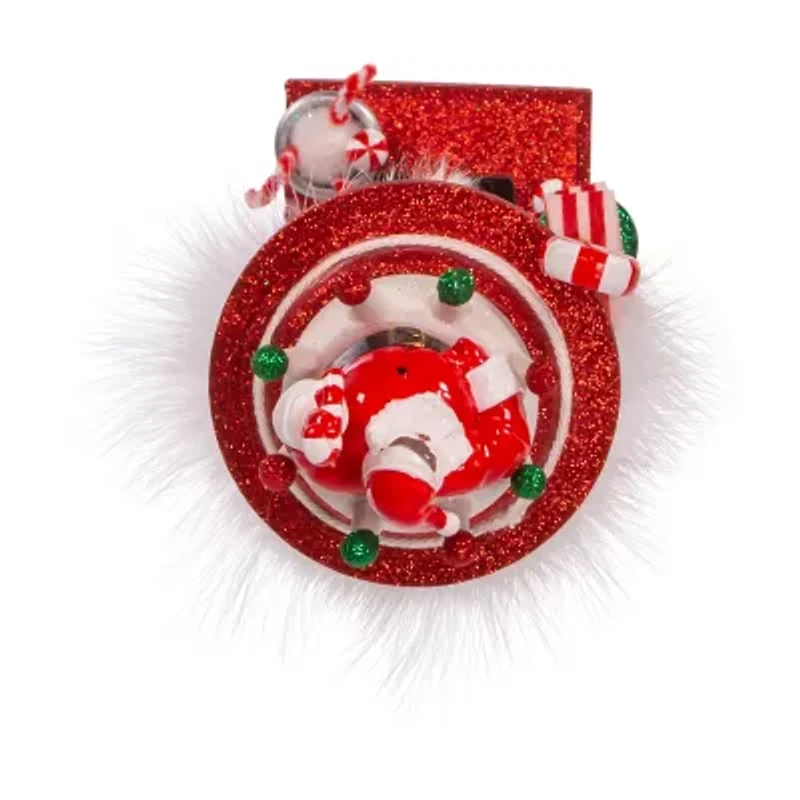 Kurt Adler 10in Hollywood With Santa Hat Christmas Nutcracker