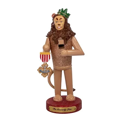 Kurt Adler 10-Inch Wizard of Oz Cowardly Lion Nutcracker