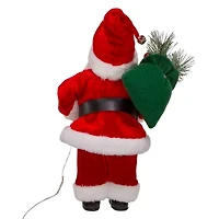 Kurt Adler 12in Battery-Operated Led Lighted Christmas Santa Figurine