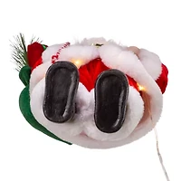 Kurt Adler 12in Battery-Operated Led Lighted Christmas Santa Figurine