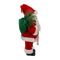 Kurt Adler 12in Battery-Operated Led Lighted Christmas Santa Figurine