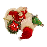 Kurt Adler 10.5-Inch Fabriché Musical 12 Days of Christmas Santa