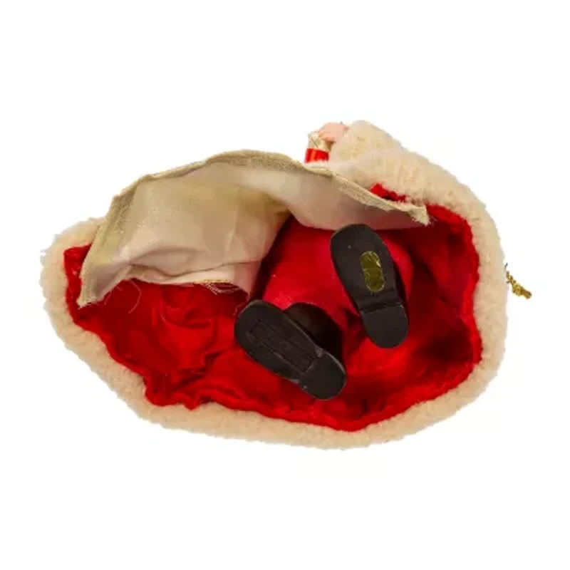 Kurt Adler 10.5-Inch Fabriché Musical 12 Days of Christmas Santa