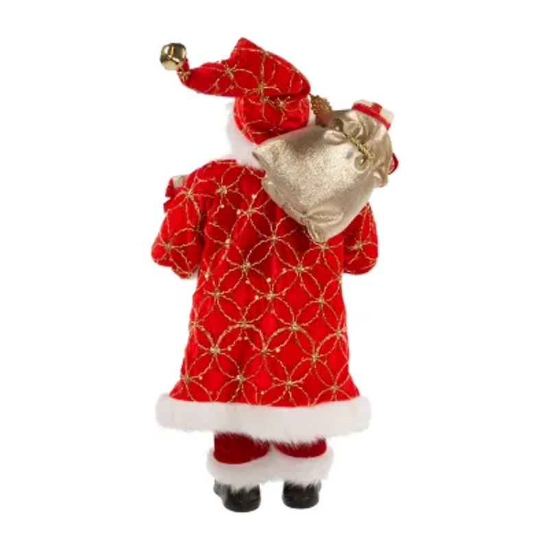 Kurt Adler 17-In Kringle Klaus Red With Gifts Christmas Santa Figurine