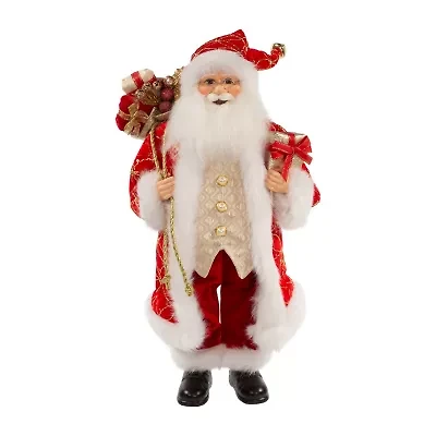 Kurt Adler 17-In Kringle Klaus Red With Gifts Christmas Santa Figurine