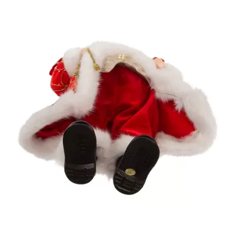 Kurt Adler 17-In Kringle Klaus Red With Gifts Christmas Santa Figurine