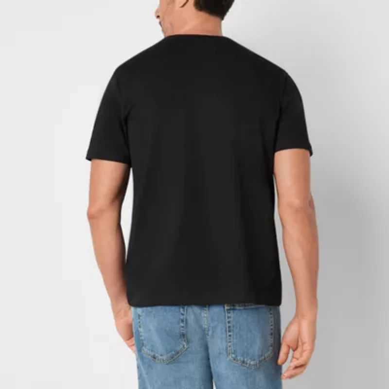 St. John's Bay Super Soft Mens Crew Neck Short Sleeve Stretch Fabric T-Shirt