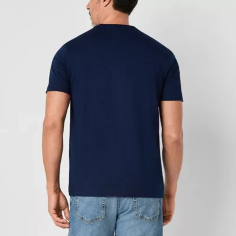 St. John's Bay Super Soft Mens Crew Neck Short Sleeve Stretch Fabric T-Shirt