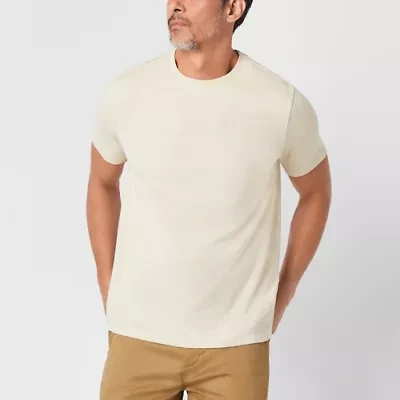 St. John's Bay Super Soft Mens Crew Neck Short Sleeve Stretch Fabric T-Shirt