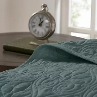Madison Park Mansfield Antimicrobial Treated Reversible Quilt Set