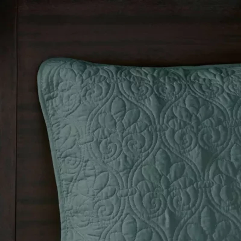 Madison Park Mansfield Antimicrobial Treated Reversible Quilt Set