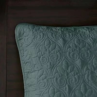 Madison Park Mansfield Antimicrobial Treated Reversible Quilt Set