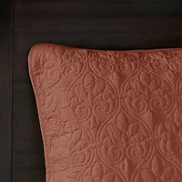 Madison Park Mansfield Antimicrobial Treated Reversible Quilt Set