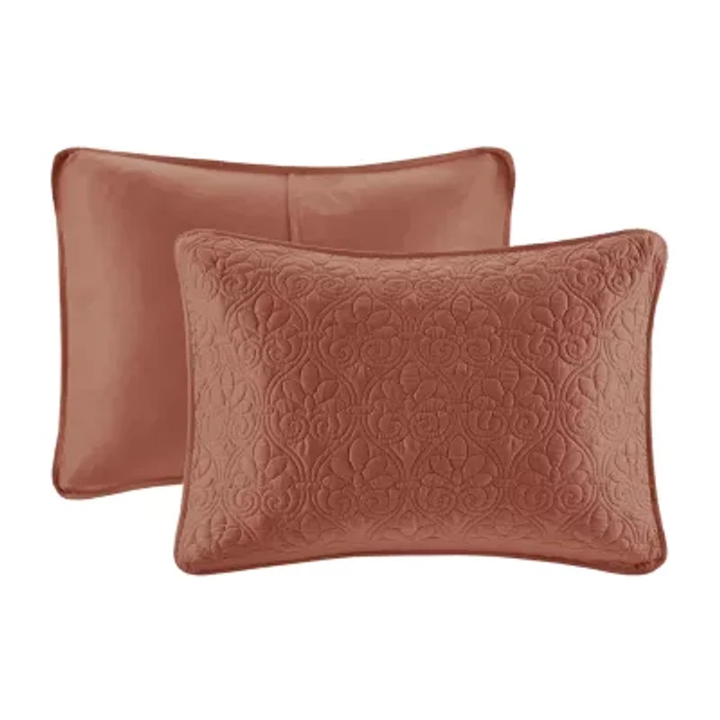 Madison Park Mansfield Antimicrobial Treated Reversible Quilt Set