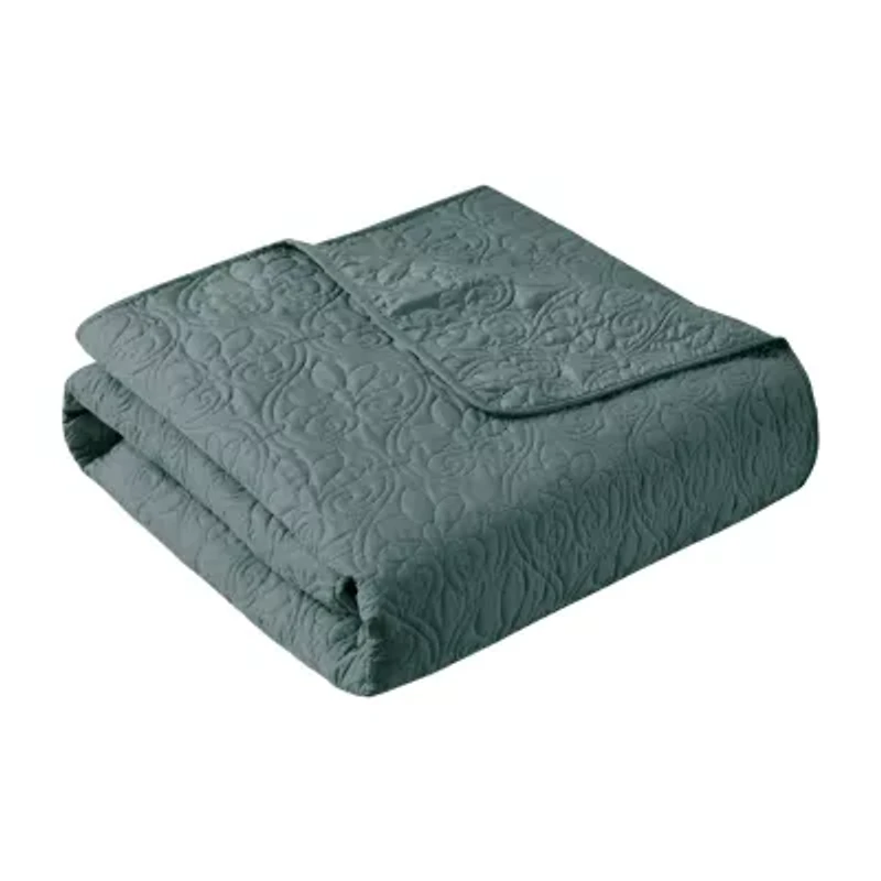 Madison Park Mansfield Oversized Antimicrobial Treated 3pc Bedspread Set