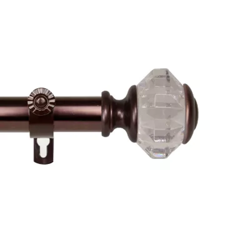 Rod Desyne Inez 1 Adjustable Curtain