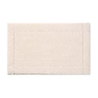 Town And Country Border Beige Bath Rug