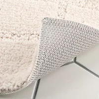 Town And Country Windowpane Beige Bath Rug