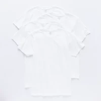 Van Heusen Mens 4 Pack Short Sleeve Crew Neck T-Shirt