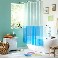 Town And Country Ciara Blue Shower Curtain