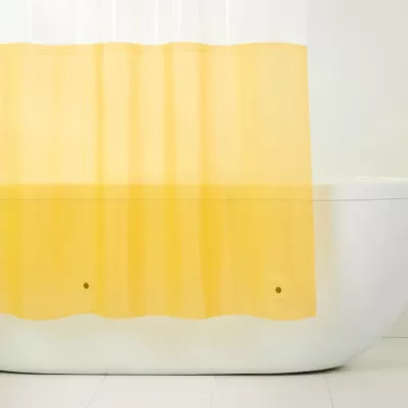 Town And Country Ciara Yellow Shower Curtain