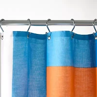 Town And Country Lucy Orange Shower Curtain