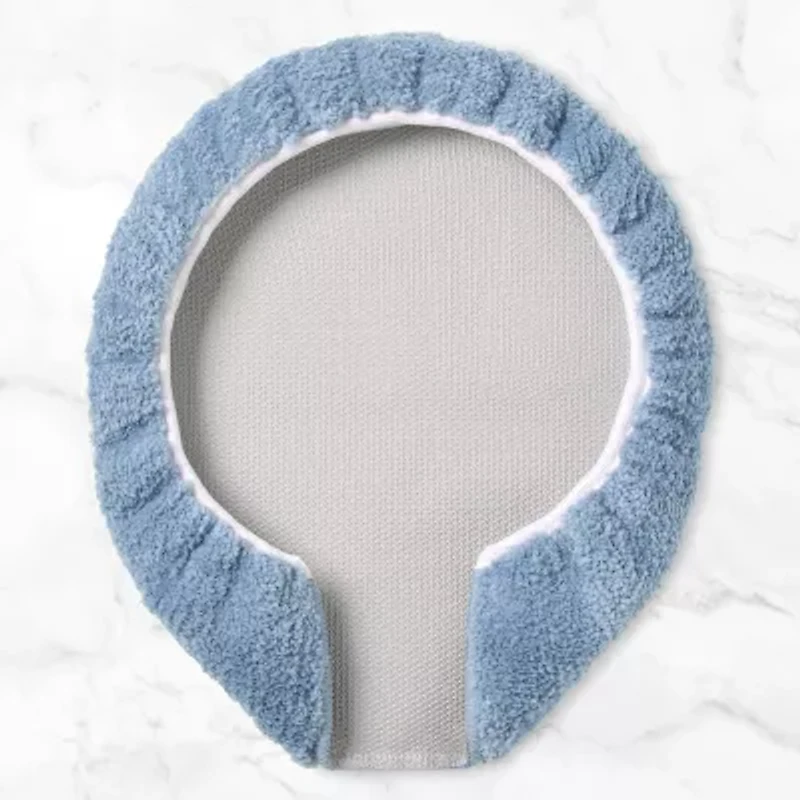 Town And Country Blue Toilet Lid Cover