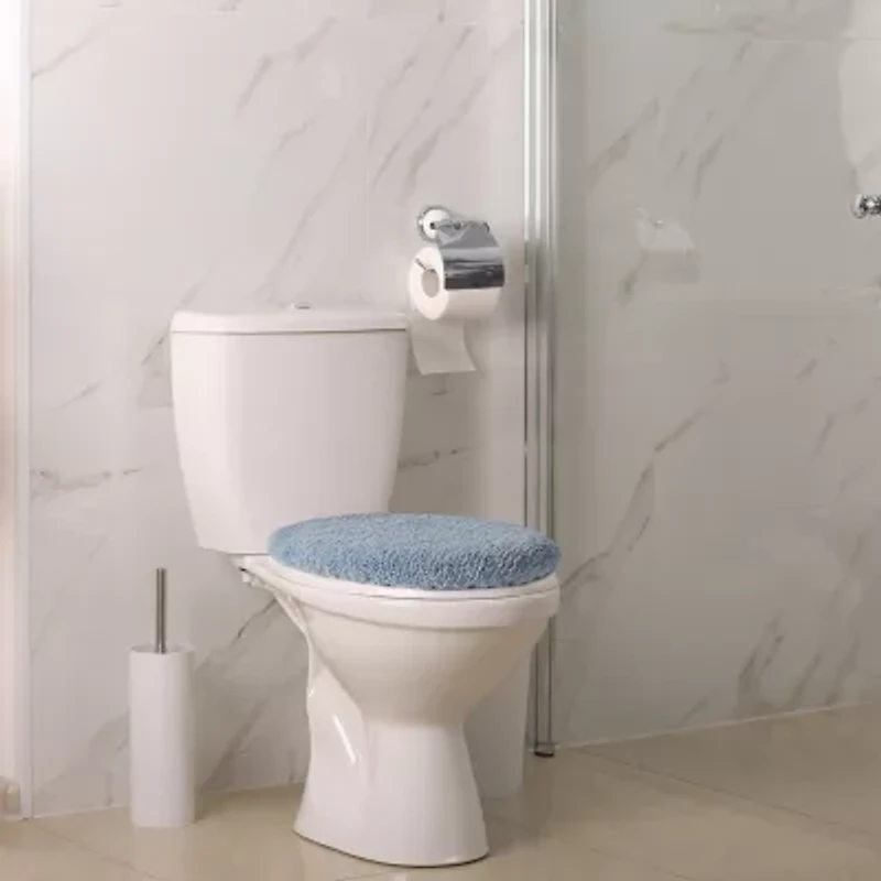 Town And Country Blue Toilet Lid Cover