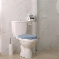 Town And Country Blue Toilet Lid Cover