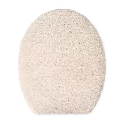 Town And Country Beige Toilet Lid Cover