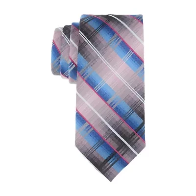 Collection By Michael Strahan Sawyer Plaid Tie
