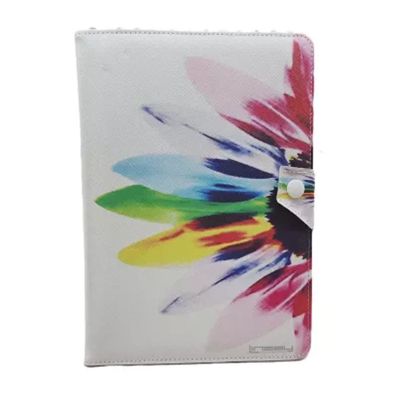 LINSAY® 10.1 Octa Core 128Gb Android 15 Tablet Rainbow Case
