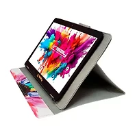 LINSAY® 10.1 Octa Core 128Gb Android 15 Tablet Rainbow Case