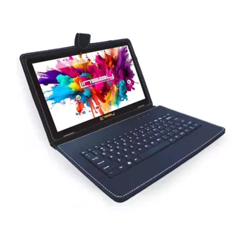 LINSAY® 10.1 Octa Core 128Gb Android 15 Tablet Keyboard