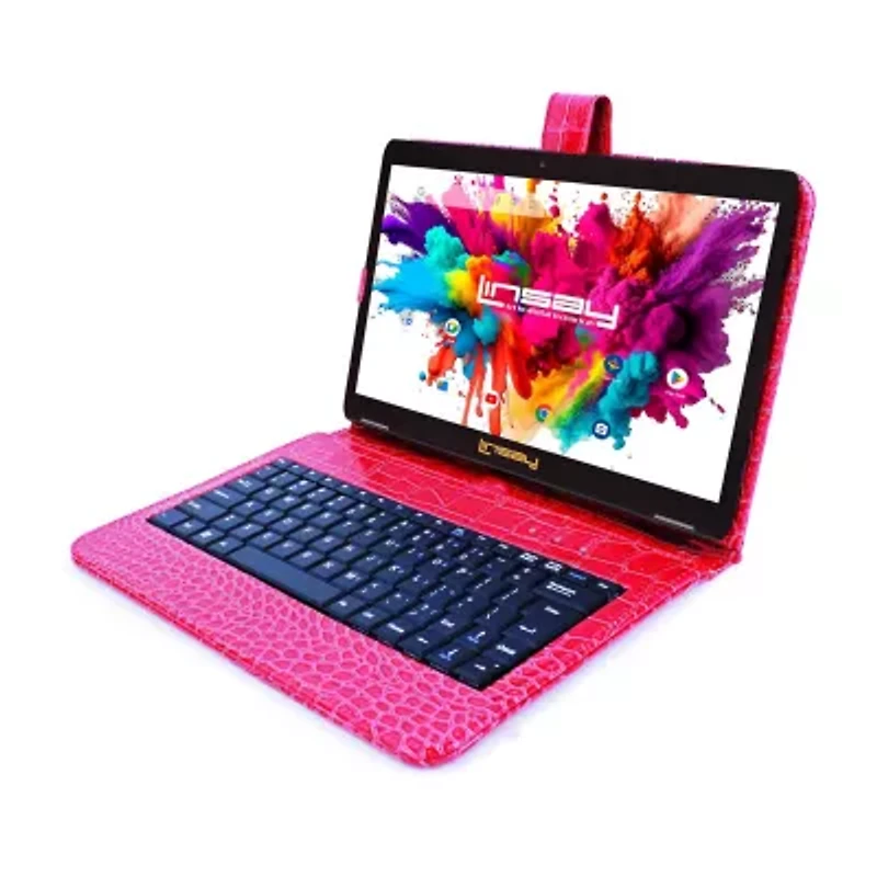 10.1 Octa Core 128Gb Tab Red Croc Keyboard